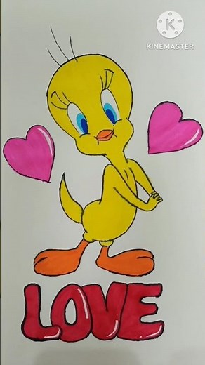 Tweety bird valentine special #drawing