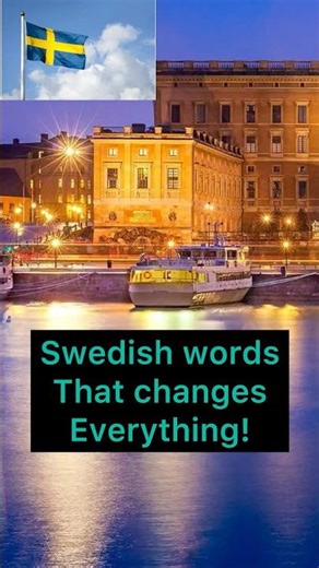 Swedish peaceful warning to the world.