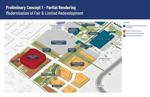 State unveils preliminary plans for the future of the New Mexico State Fairgrounds