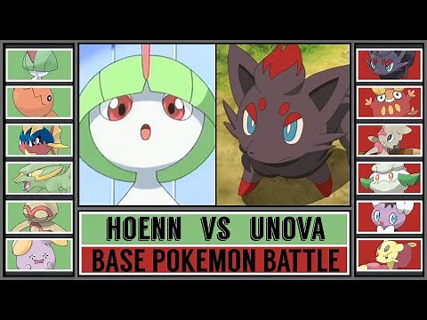 Base Pokémon Battle: HOENN vs UNOVA