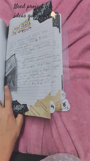 aesthetic project file ideas💗 #theshinyplan #aesthetic #shorts #projectonbhopalgastragedy