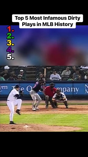 Top 5 Most Infamous Dirty Plays in MLB History #MLB | Deportecomedia