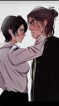 eren and mikasa cute moments#anime#eren#mikasa