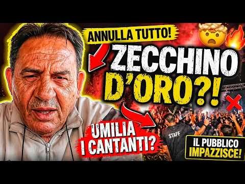 FRANCO MORENO CANCELS EVERYTHING AND HUMILIATES THE "ZECCHINO D'ORO" SINGERS