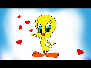 How To Draw Tweety Bird || Tweety Bird Drawing And Colour