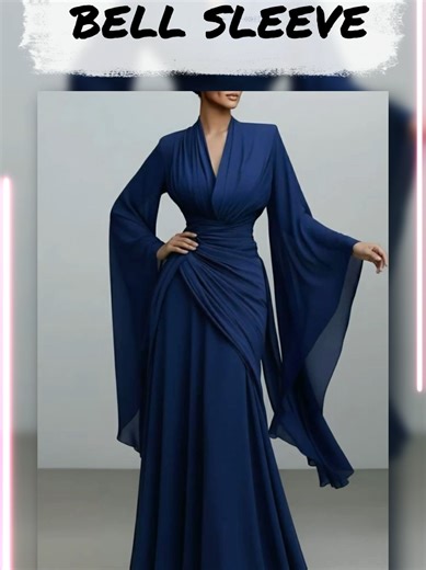 Bell sleeve. Join our online pattern making & sewing courses www.design-ec.co.za