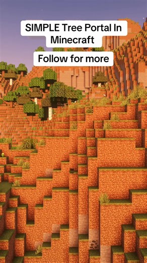 SIMPLE Tree Portal In Minecraft: Build It Easily