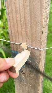 724K views · 1K reactions | Smart Way to Secure Pipes With Wire and a Peg! | Mimi Melton | Facebook