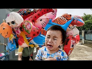 NANGIS KEJER ADA PENJUAL BALON KARAKTER 💞 Mainan Anak Perempuan 💞 Bayi Lucu Beli Balonku Ada Lima