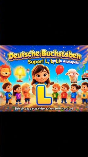 der Buchstabe (Ll),ein paar Übungen, bei ANABANA KIDS TV|the German Alphabets ,