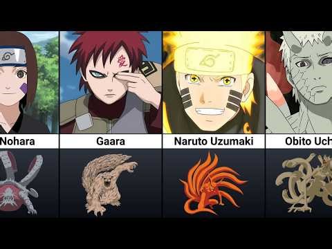 Every Tailed Beast and Their Jinchuriki in Naruto