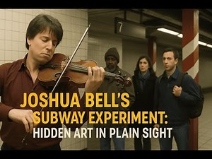 Joshua Bell’s Subway Experiment: When Genius Went Unnoticed
