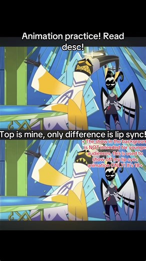 Reanimated Lip Sync for Hazbin Hotel Scene