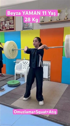 Beyza YAMAN Clean+Squat+Throw 28 Kg