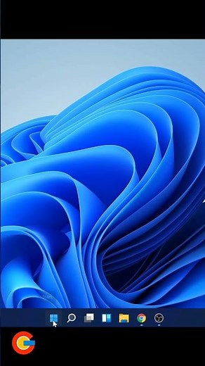 Windows 11 Start Menu Alignment Setting | Windows 11 Align Taskbar Left #shorts