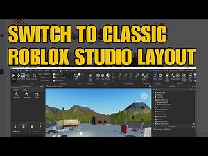 How to Revert Roblox Studio New Gen UI Back | Switch to Classic Roblox Studio Layout
