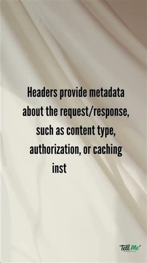 What is the Purpose of Headers in API Requests? 📨 | API Testing Basics