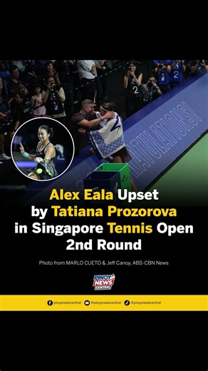 Alex Eala Upset by Tatiana Prozorova in Singapore Tennis Open 2nd Round