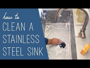 How To Clean A Stainless Steel Sink