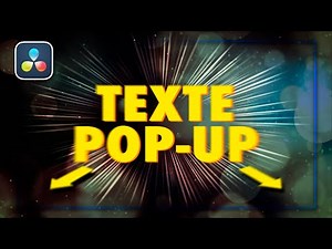 Create a TEXT with POP-UP animation on DaVinci Resolve! Tutorial