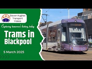 Trams in Blackpool 5 March 2025