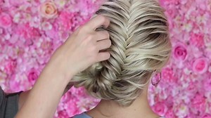 How to French Fishtail Braid 😊 If you’d like to watch the full version please click the link in the comments 💗 PS don’t ask me what I was doing at the start of my video on YouTube...one too many coffees I think 😳😂 | Sweethearts Hair
