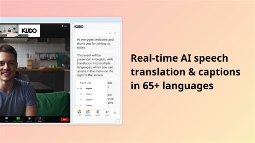 Make your Zoom meetings instantly accessible in other languages with KUDO