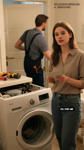 A Leaking Washer, a Folded Note, and an Unexpected Friendship The washing machine started leaking, so I called a technician. He fixed it in just half an hour, and I handed him the payment. As he was leaving, I noticed him blush. He handed me a small folded piece of paper. Curious, I waited until he left and then opened it. It read:… Read the full story in the first comment 👇👇👇 | KaiLas Drama