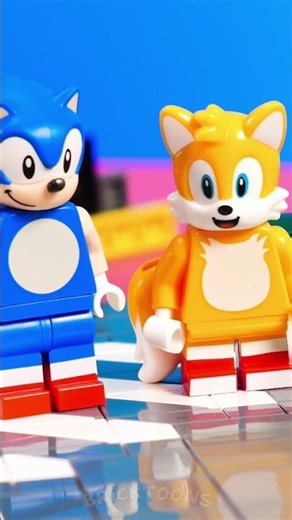 LEGO Sonic vs. Shadow: Epic City Battle & Black Hole Chaos! #shorts