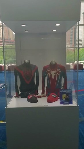 Spider-Man PS4 and Miles Morales Costumes at Houston Comicpalooza