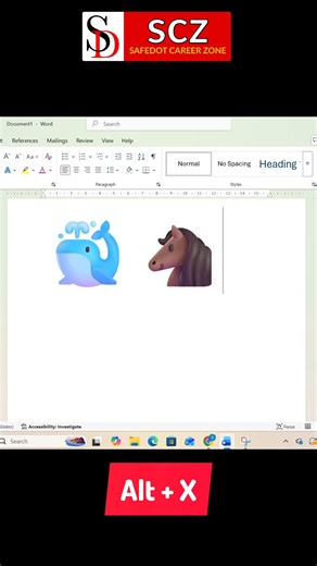 How to Insert Emoji in MS Word using Keyboard Shortcuts | MS Word Tricks 🚀 #shorts #msword #viral