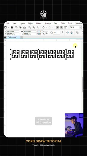 CorelDraw Tips | Use Step and Repeat #coreldraw #begginers #graphicdesigner