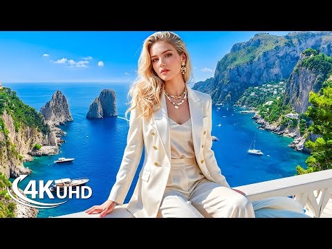 Flying Over Italy 4K - Scenic Nature Relaxation Film with Deep House Chill