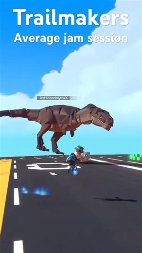 Trailmakers - 1 of 2 vids…#trailmakers #tutorial #dinosaur #trex #walker #mech #legs #howto #funny
