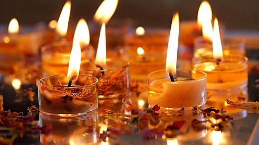 Candles, Burning, Light. Free Stock Video