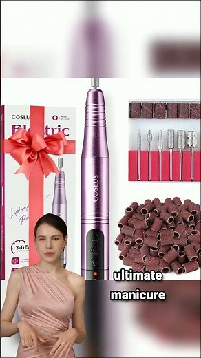 COSLUS Cordless Electric Nail Drill Kit - Professional Nail Care #nails #nailartaccessories