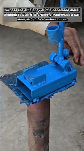 Creative Way To Bend Flat Steel Bars With Ease