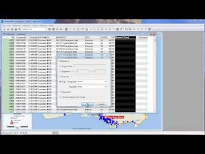 Tagging exporting Excel map data in Maptitude mapping software
