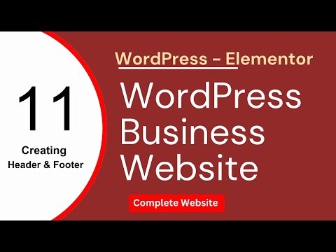 How to Create a Header and Footer in WordPress Using Elementor