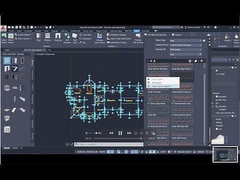 Converting Linework to Intelligent Walls in AutoCAD Architecture