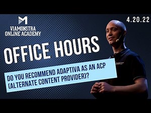 CLIPS: Do you recommend Adaptiva as an ACP (Alternate Content Provider)?