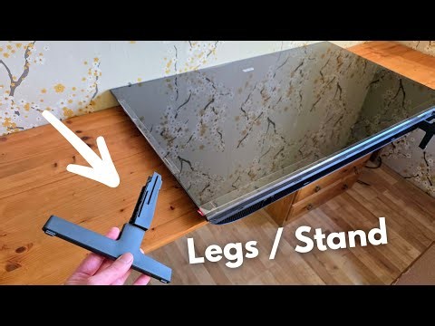 How to Attach Legs / Stand to Samsung TV - M70H M80H S95H S90H Q7F Q8F S95F QN80H QN70H S85H R95H