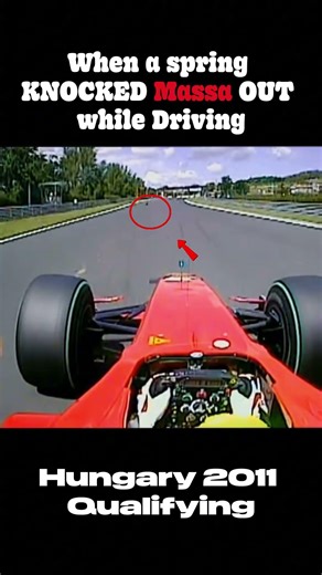MASSA Struck by a Spring while Driving