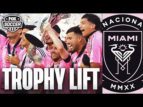Inter Miami Full Trophy Ceremony After Winning FIRST MLS Cup Title 🏆 FOX Soccer
