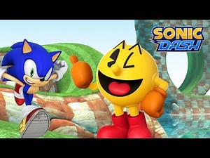 Pacman in Sonic Dash Gameplay