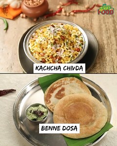 Enjoy these quick-fix recipes of Kachcha Chivda and Benne Dosa to satiate your hunger with deliciousness! #StreetFoodIndia #streetfood #streetfoods #streetfoodlover #streetfoodindia | Sanjeev Kapoor