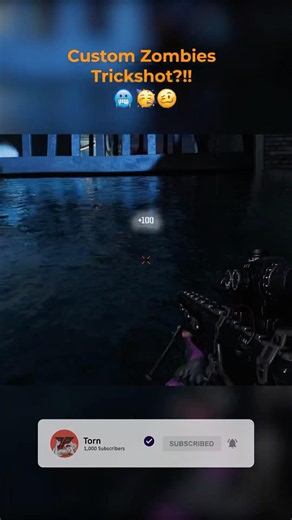 Most insane trickshot in custom zombies 🤯 #cod #zombies #trickshot
