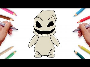 How to Draw Oogie Boogie Easy | The Nightmare Before Christmas