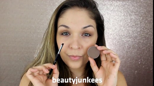 Beauty Junkees Angled Eyebrow Brush with Spoolie, Duo Eye Brow Brush and Comb with Firm Thin Angle for Filler, Tint, Liner, Definer, Shaper, Tamer, Cruelty Free