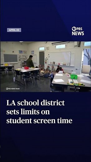 WATCH: LA school district sets limits on student screen time